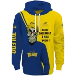 toledo rockets achmed skull blue hoodie best selling