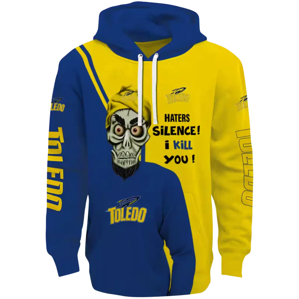toledo rockets achmed skull blue hoodie best selling toledo rockets achmed skull blue hoodie best selling