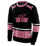 toledo rockets awareness ribbon black pink hoodie best selling