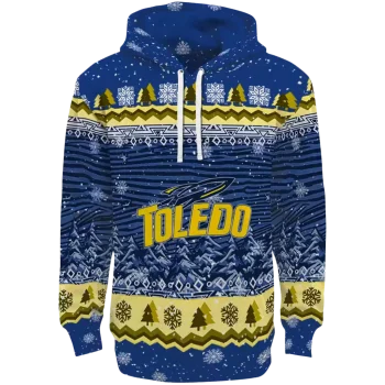 toledo rockets christmas trees blue hoodie best selling