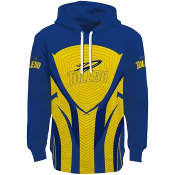toledo rockets concentric lines blue black hoodie best selling