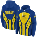 toledo rockets concentric lines blue black hoodie best selling