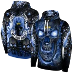 toledo rockets demonic skull blue black hoodie best selling