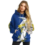 toledo rockets dynamic slash blue white hoodie best selling