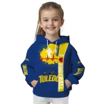 toledo rockets football heartbeat blue hoodie best selling