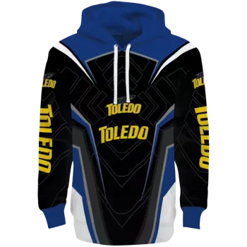 toledo rockets futuristic pattern blue black hoodie best selling