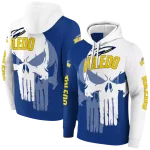 toledo rockets graphic punisher blue white hoodie best selling