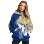toledo rockets graphic punisher blue white hoodie best selling