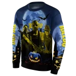 toledo rockets halloween vibes blue black hoodie best selling