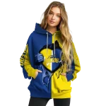 toledo rockets heartbeat graphic blue hoodie best selling