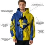 toledo rockets heartbeat graphic blue hoodie best selling