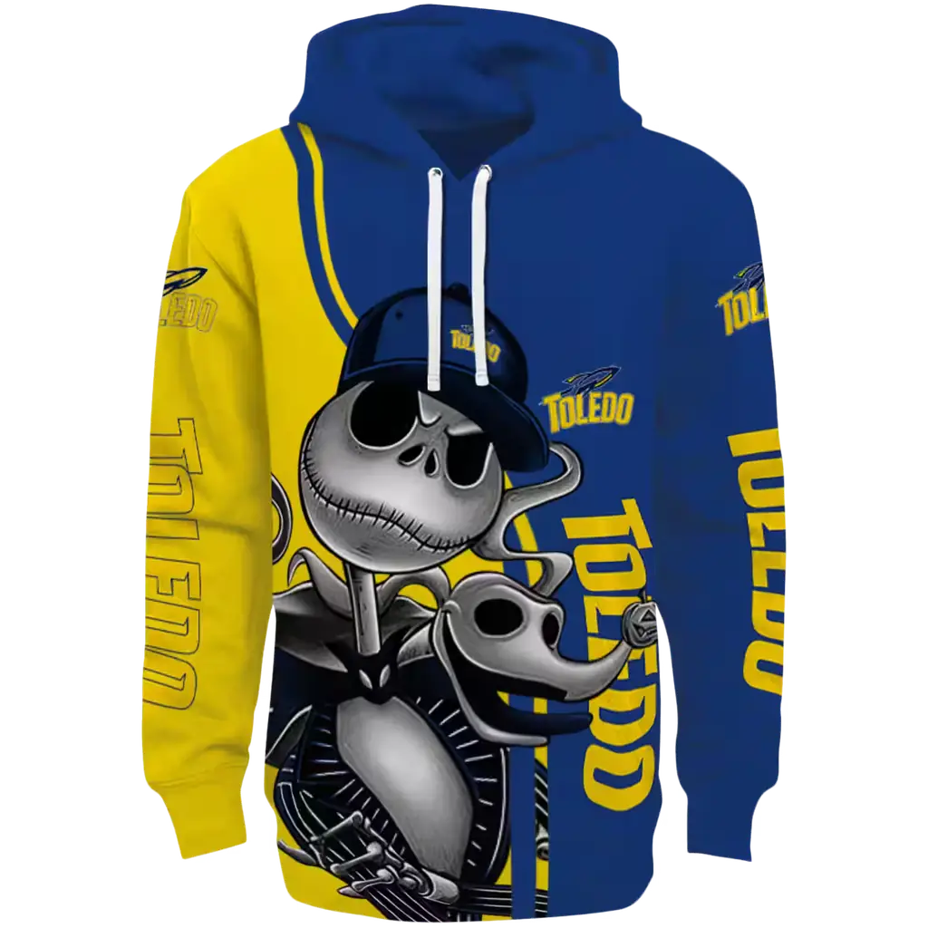 toledo rockets jack skellington blue hoodie best selling toledo rockets jack skellington blue hoodie best selling