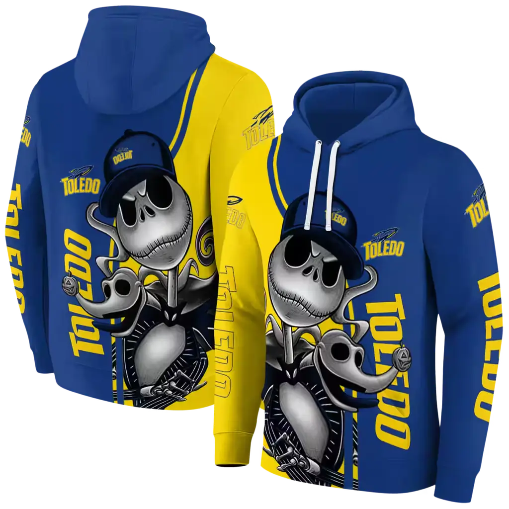 toledo rockets jack skellington blue hoodie fashion forward toledo rockets jack skellington blue hoodie fashion forward