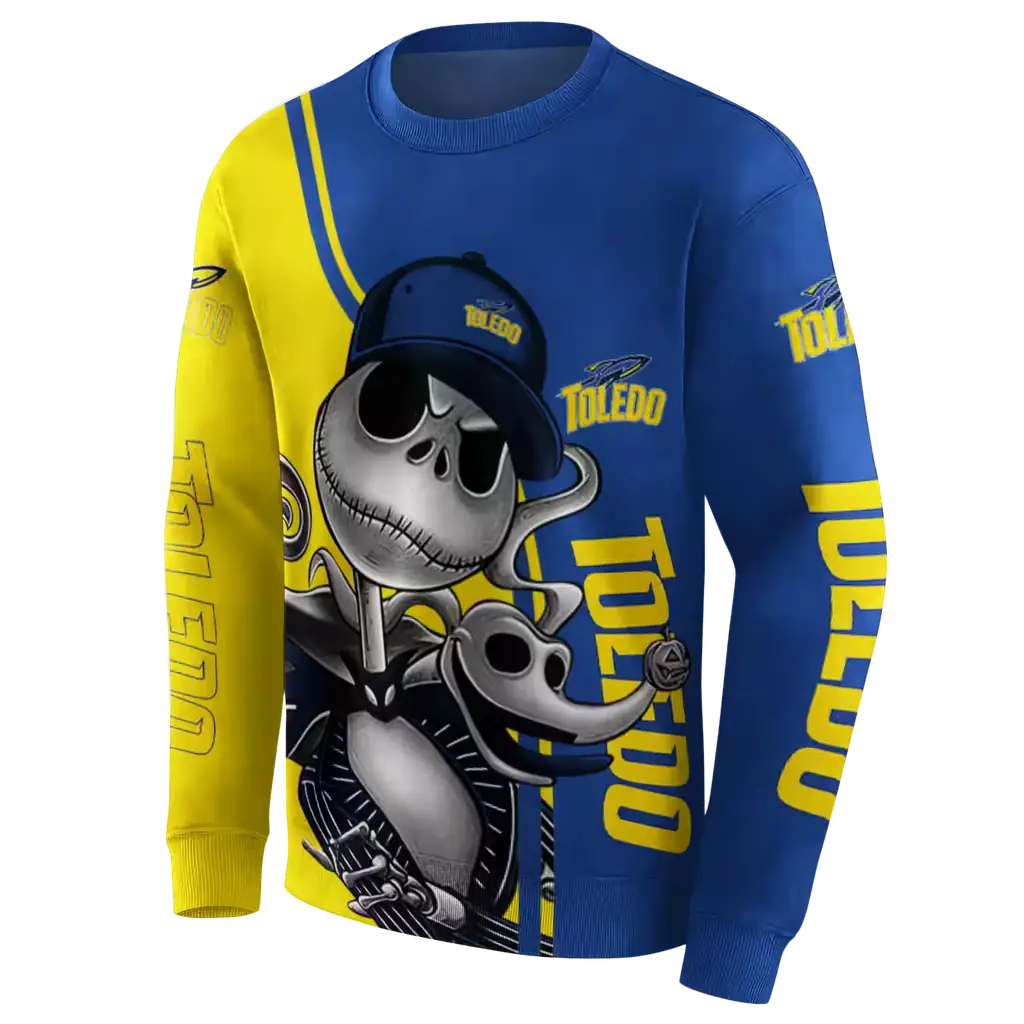 toledo rockets jack skellington blue hoodie new arrival toledo rockets jack skellington blue hoodie new arrival
