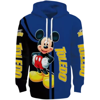 toledo rockets mickey mouse blue black hoodie best selling