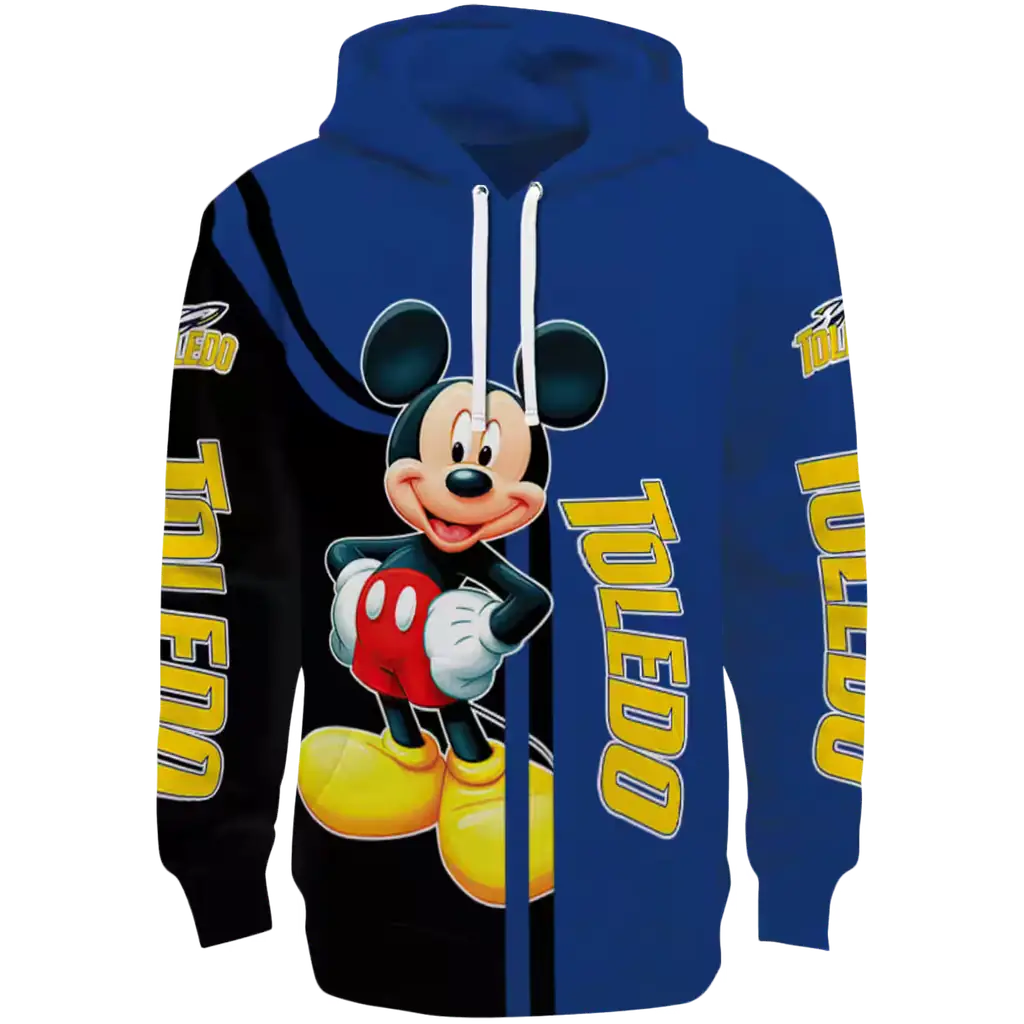 toledo rockets mickey mouse blue black hoodie best selling toledo rockets mickey mouse blue black hoodie best selling