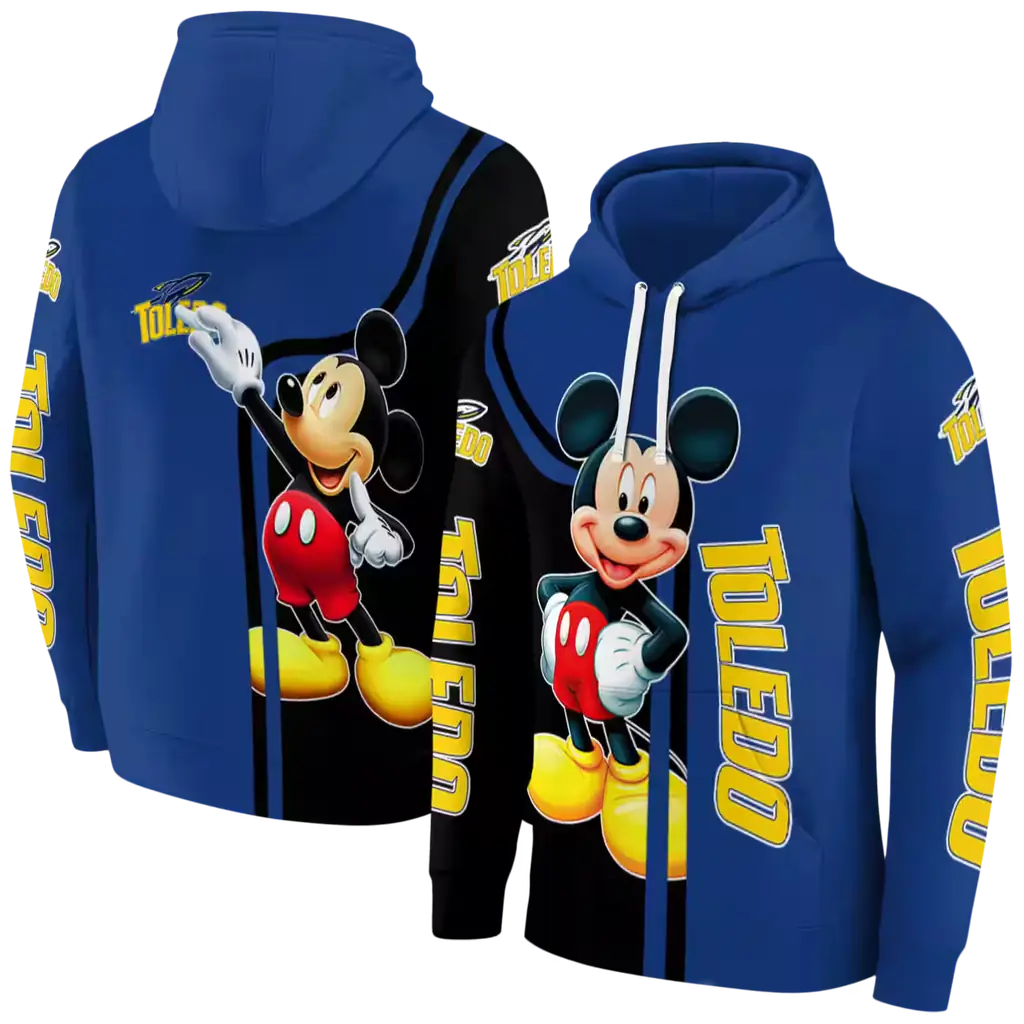 toledo rockets mickey mouse blue black hoodie fashion forward toledo rockets mickey mouse blue black hoodie fashion forward