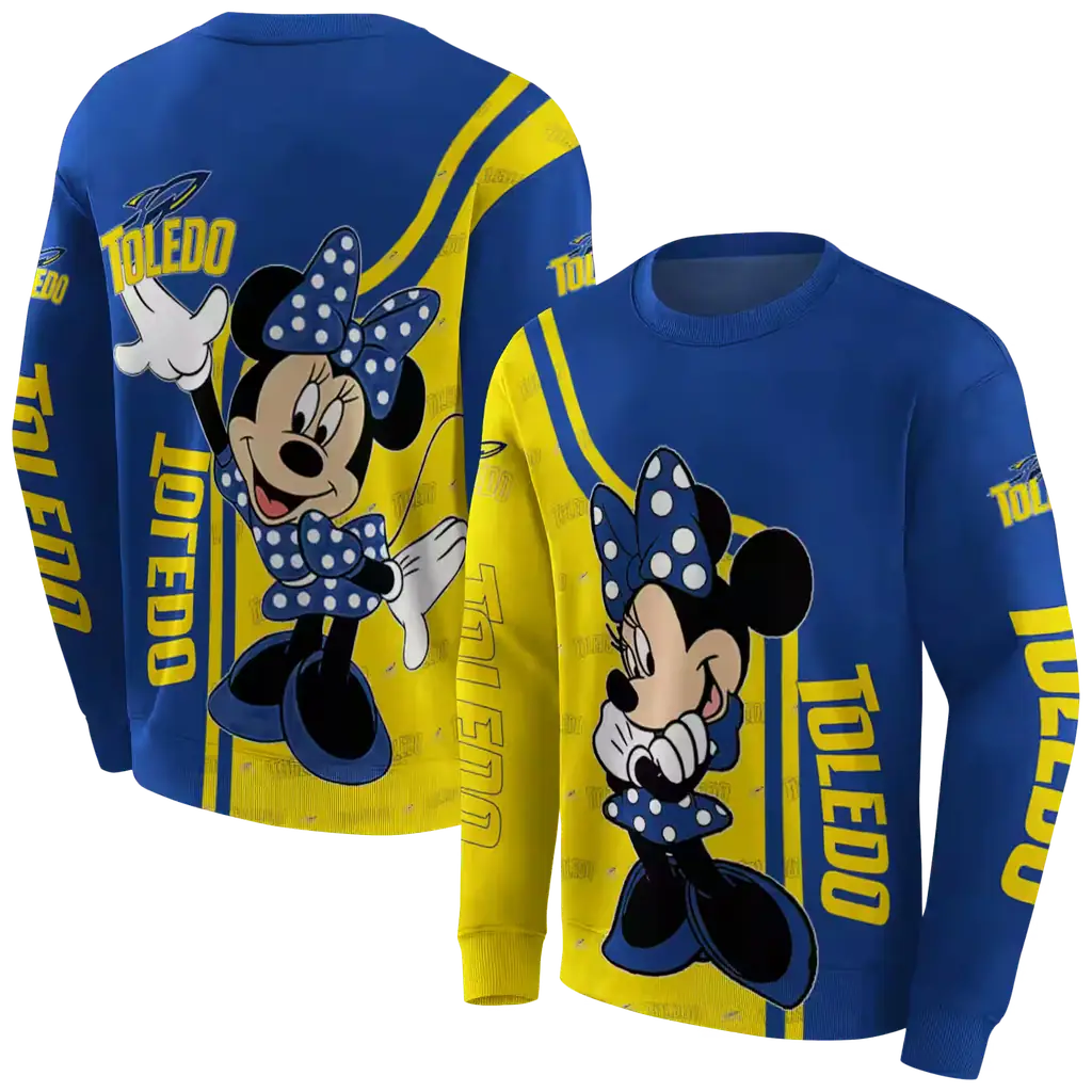 toledo rockets minnie mouse blue hoodie premium grade toledo rockets minnie mouse blue hoodie premium grade