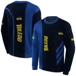 toledo rockets monogram pattern blue hoodie best selling