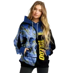toledo rockets skull motif blue black hoodie best selling