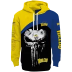 toledo rockets skull punisher gold black hoodie best selling