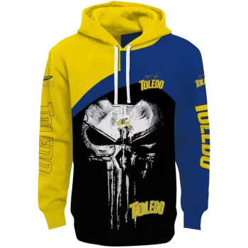 toledo rockets skull punisher gold black hoodie best selling