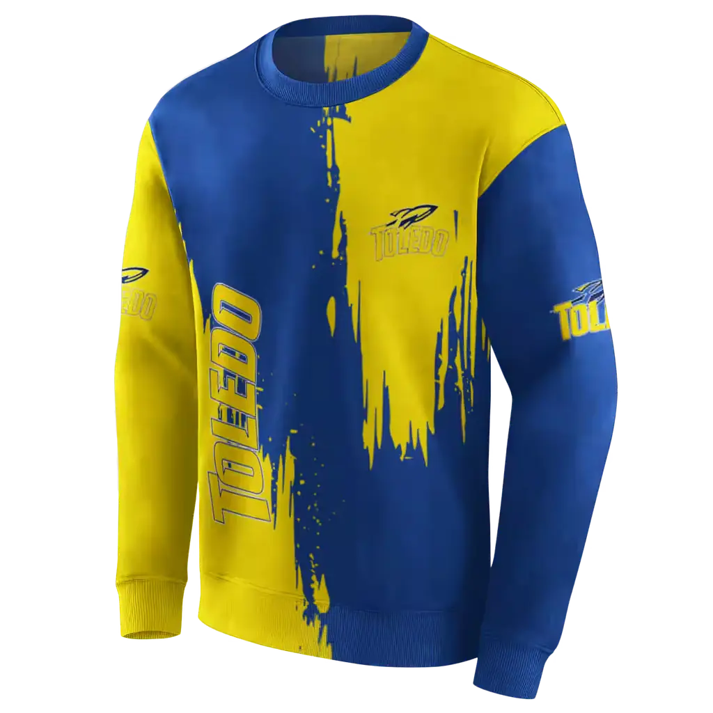 toledo rockets splatter effect blue hoodie new arrival toledo rockets splatter effect blue hoodie new arrival