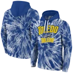 toledo rockets tie dye pattern blue hoodie best selling