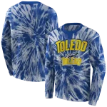 toledo rockets tie dye pattern blue hoodie best selling