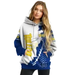 toledo rockets triangular pattern blue white hoodie best selling