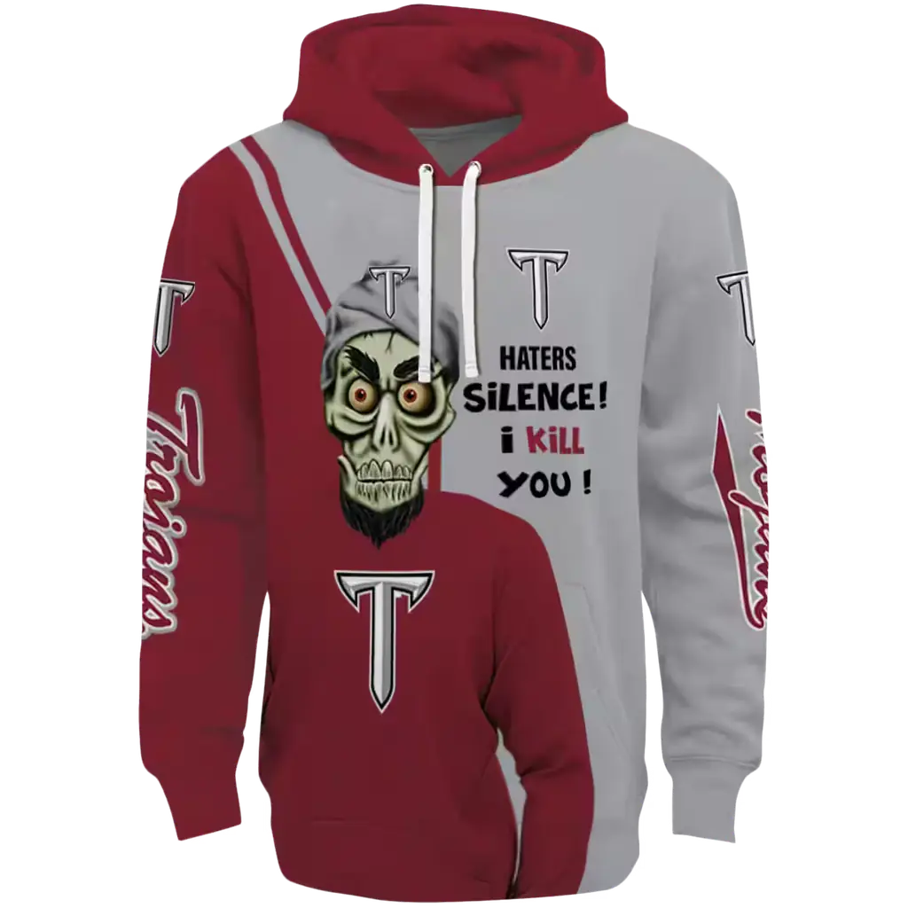 troy trojans achmed skull red hoodie best selling troy trojans achmed skull red hoodie best selling