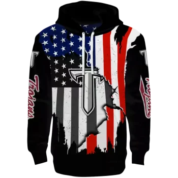 troy trojans american pride black hoodie best selling