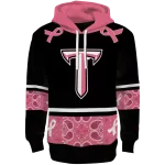 troy trojans awareness ribbon black pink hoodie best selling
