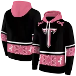 troy trojans awareness ribbon black pink hoodie best selling