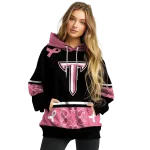 troy trojans awareness ribbon black pink hoodie best selling