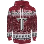 troy trojans christmas trees red hoodie best selling