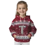 troy trojans christmas trees red hoodie best selling