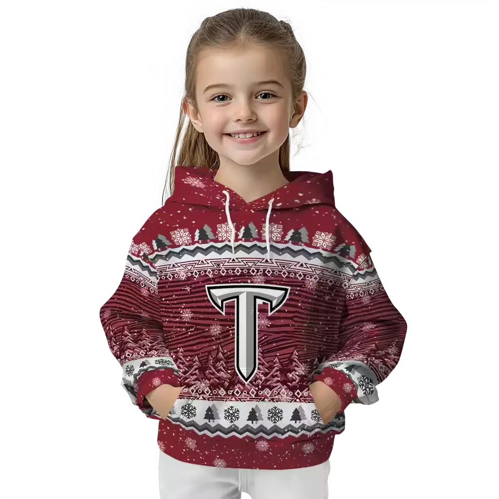 troy trojans christmas trees red hoodie top rated troy trojans christmas trees red hoodie top rated
