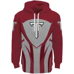 troy trojans concentric lines red black hoodie best selling