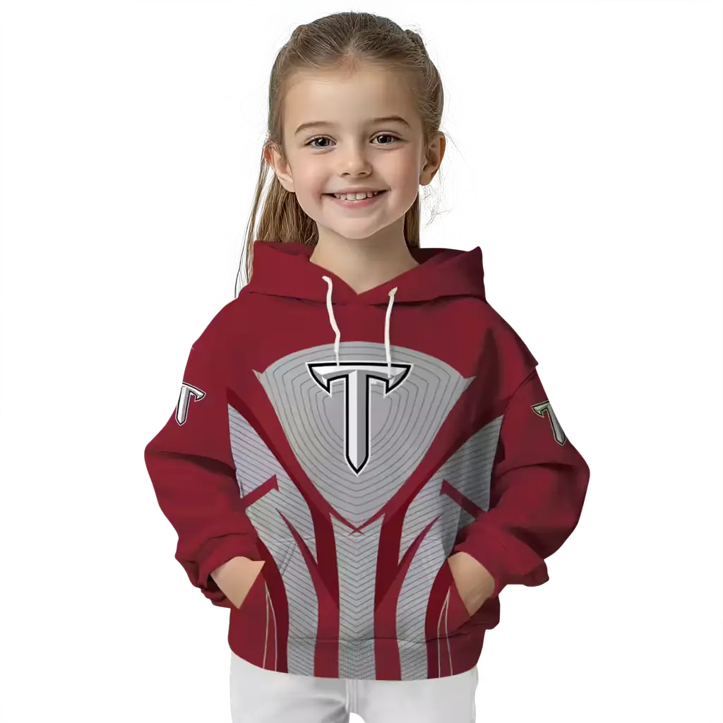 troy trojans concentric lines red black hoodie top rated troy trojans concentric lines red black hoodie top rated