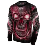 troy trojans demonic skull red black hoodie best selling