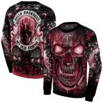 troy trojans demonic skull red black hoodie best selling