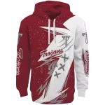 troy trojans dynamic slash red white hoodie best selling