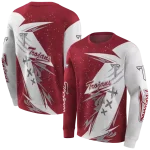 troy trojans dynamic slash red white hoodie best selling