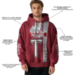 troy trojans football heartbeat red hoodie best selling