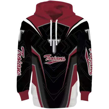 troy trojans futuristic pattern red black hoodie best selling