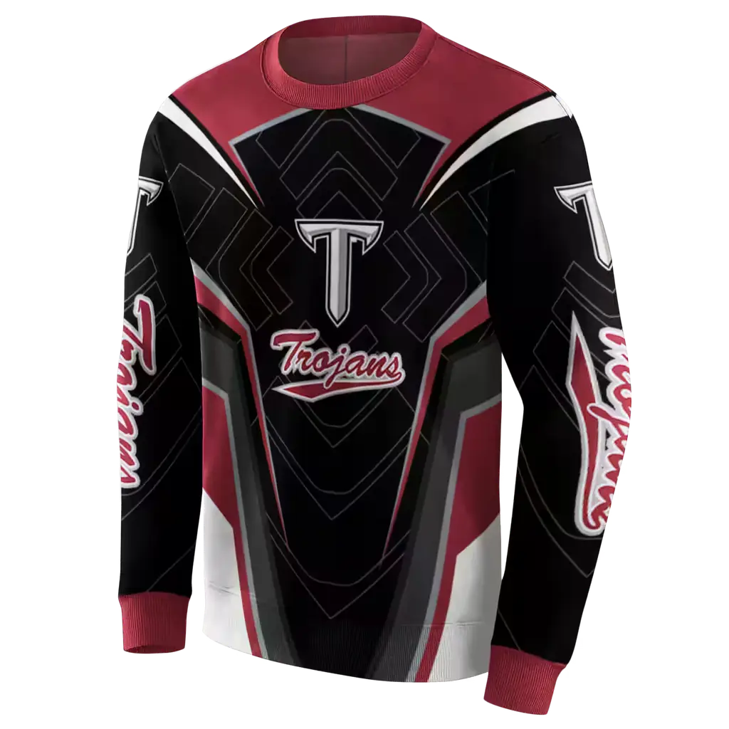 troy trojans futuristic pattern red black hoodie new arrival troy trojans futuristic pattern red black hoodie new arrival