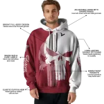 troy trojans graphic punisher red white hoodie best selling