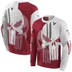 troy trojans graphic punisher red white hoodie best selling
