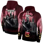 troy trojans halloween vibes red black hoodie best selling